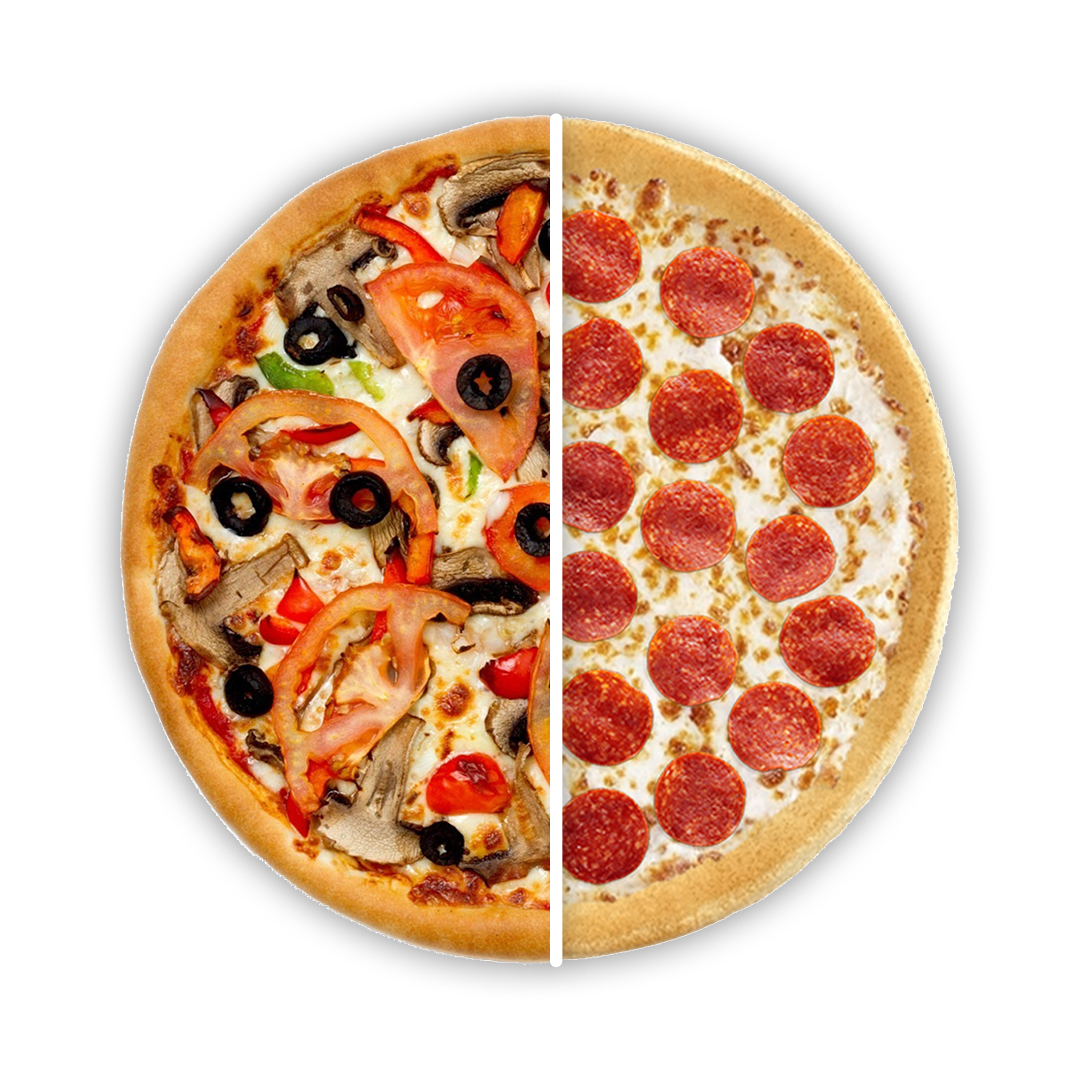 PIZZA GRANDE | MEIO A MEIO (8 FATIAS)