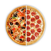 PIZZA GRANDE | MEIO A MEIO (8 FATIAS)